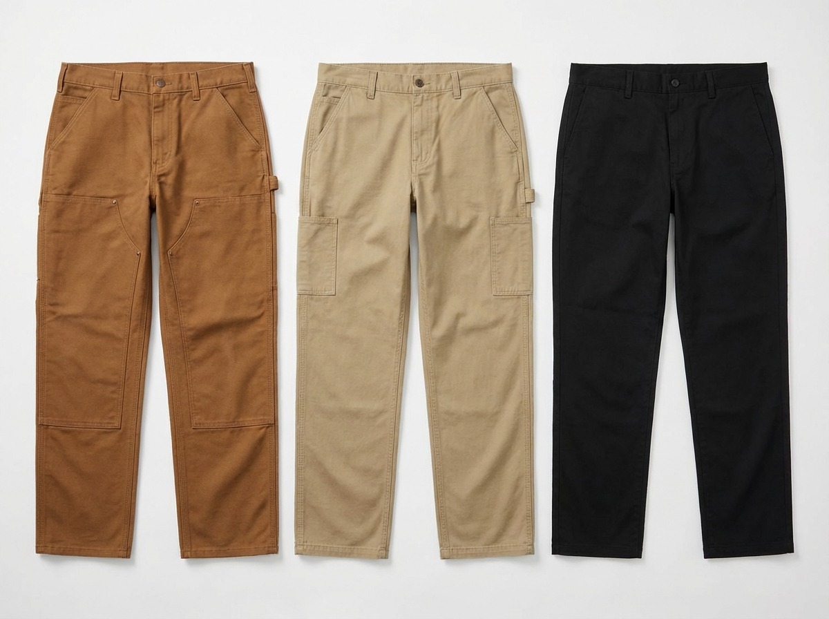 Collection of uniform pant styles
