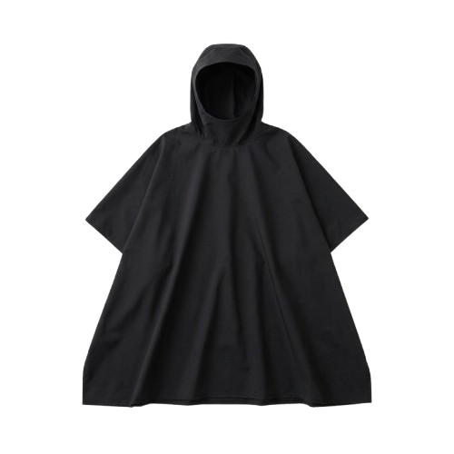 Rain poncho decoration zones