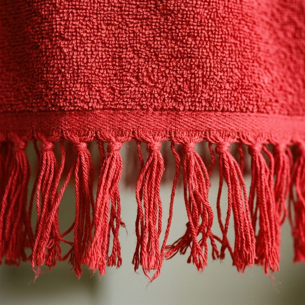 Fringed Cotton material texture
