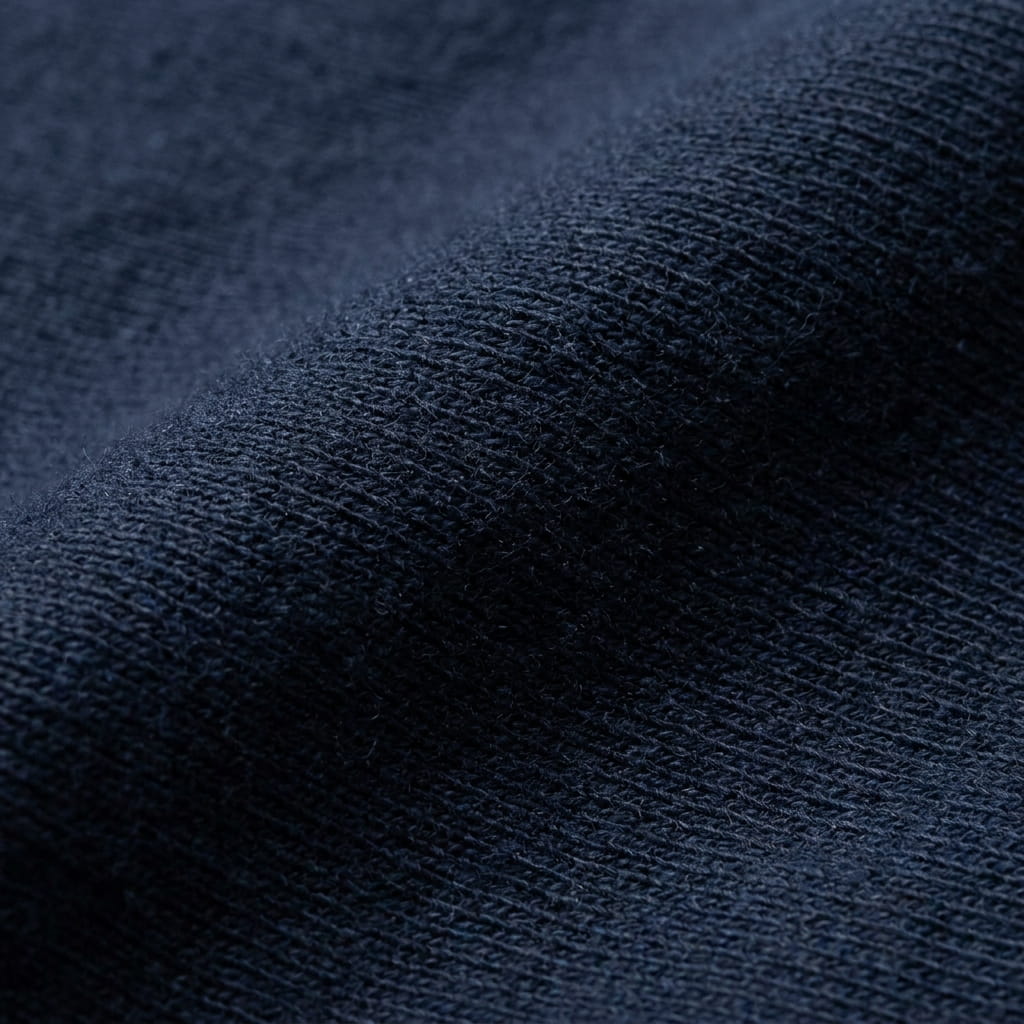 Heavyweight Reverse Weave Fleece material texture