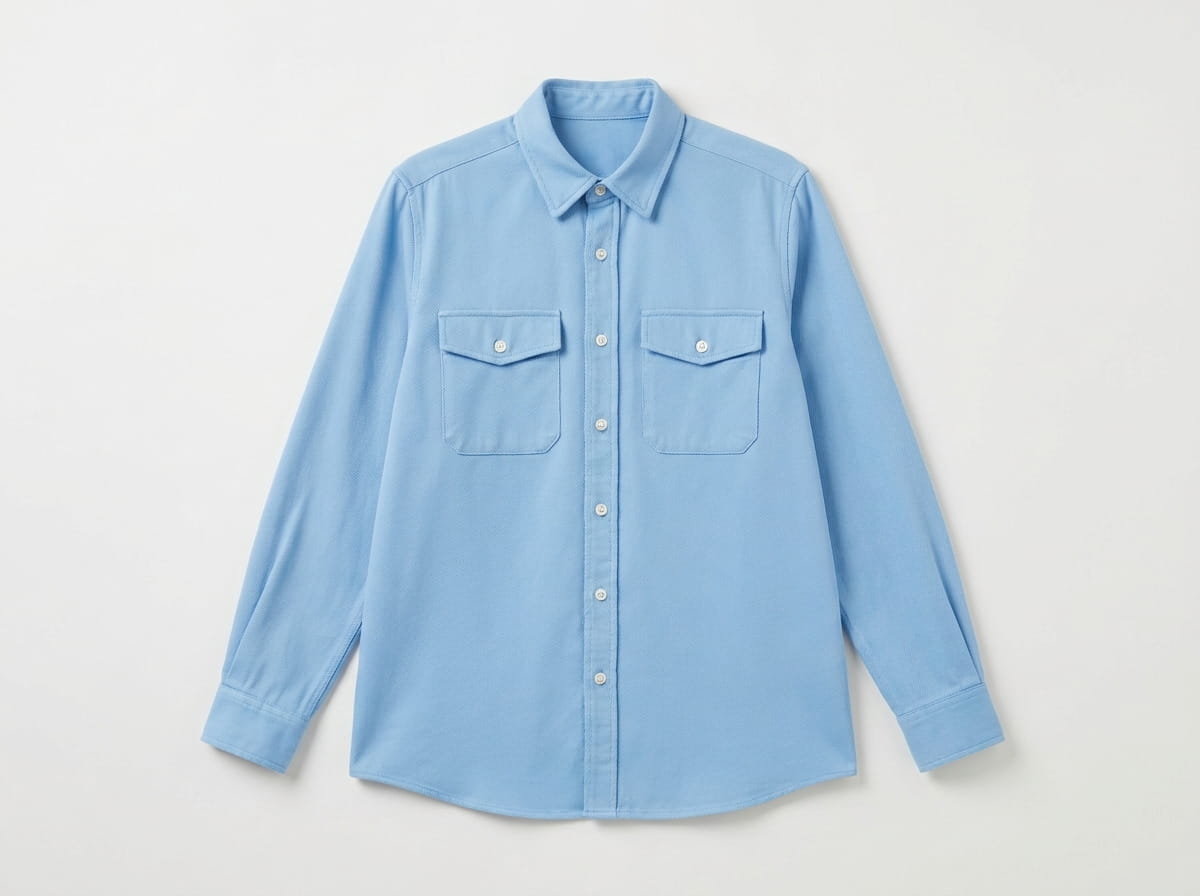 Twill shirt anatomy features