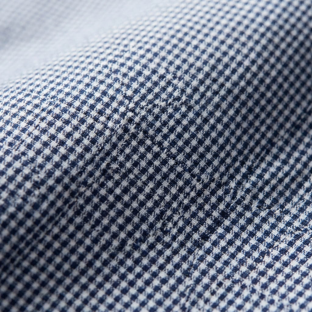 Micro-Gingham Twill material texture