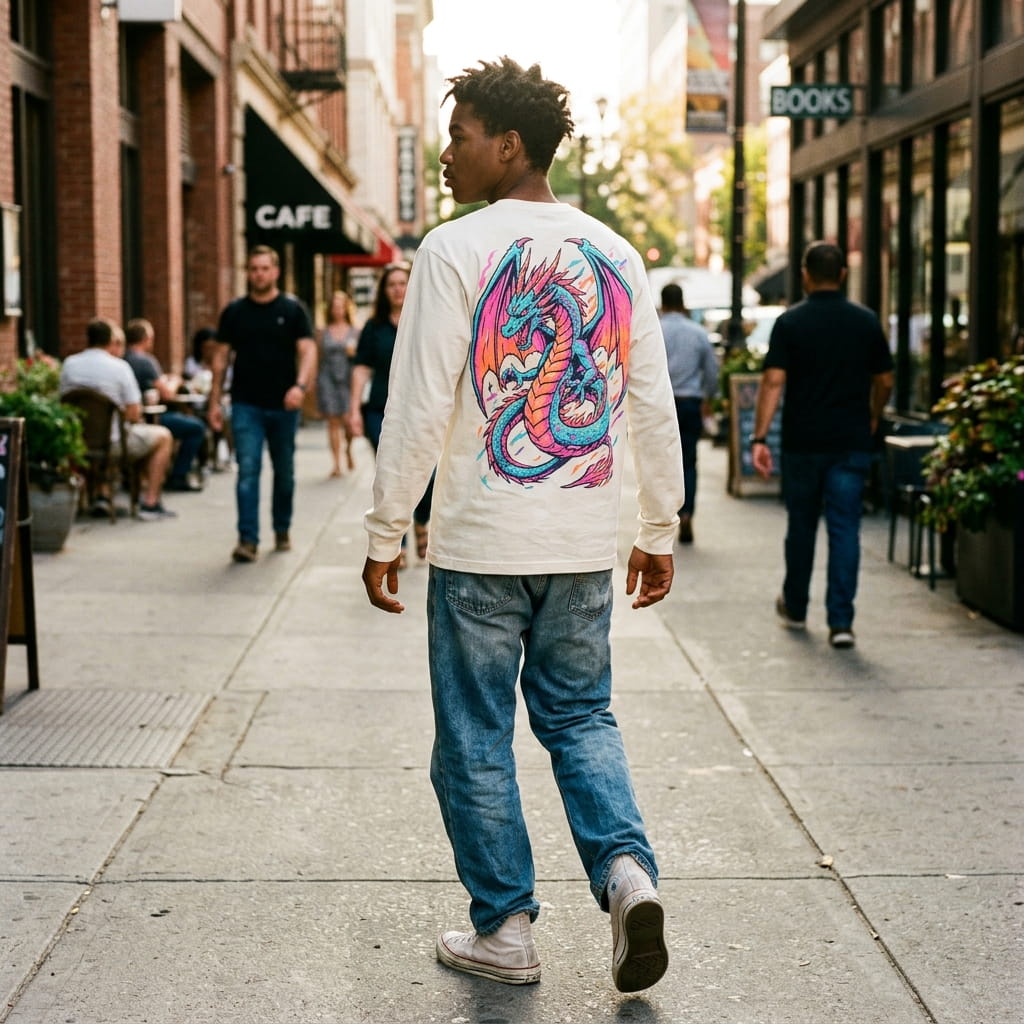Full-Back Plastisol Screen-Print Editorial