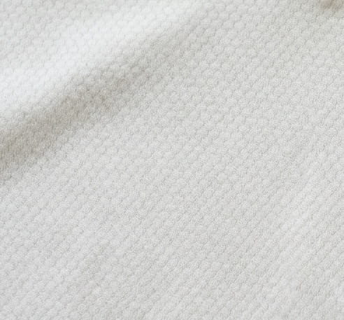Hex-Textured Performance Polyester Knit material texture