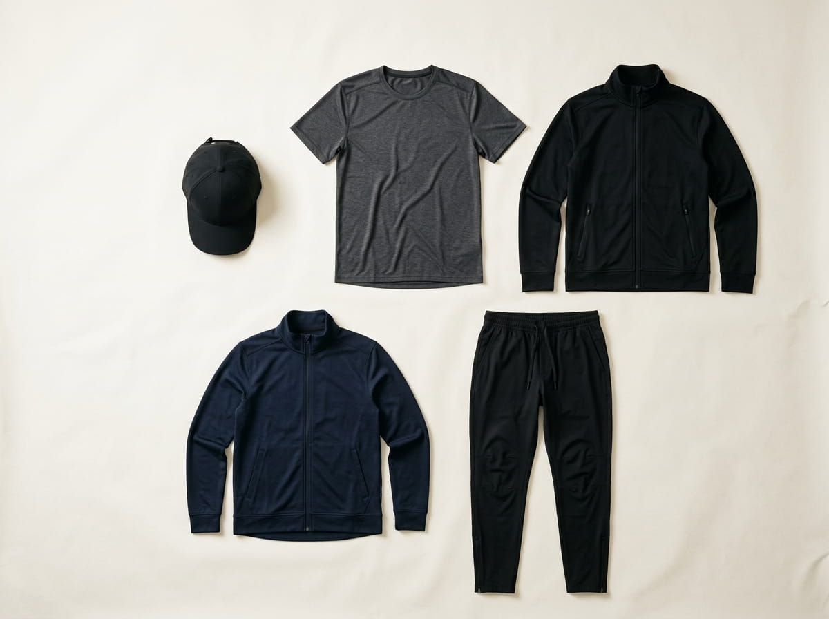 OGIO Endurance range — signature athletic-performance silhouettes flat-lay