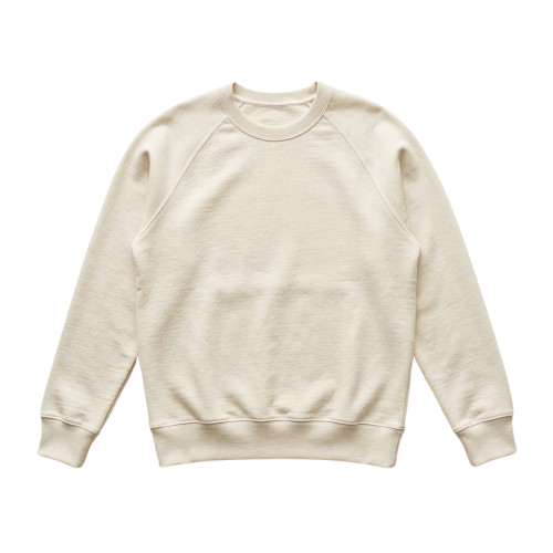 Custom Raglan Sweater decoration zones