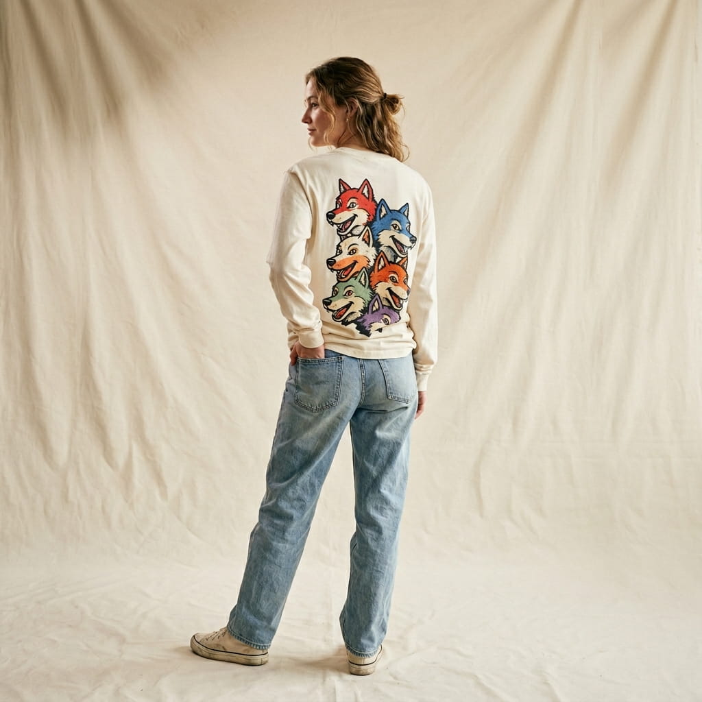 Full-Back Plastisol Screen-Print Editorial