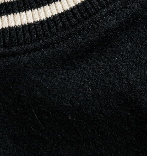 Wool-Blend Varsity-Jacket Construction material texture