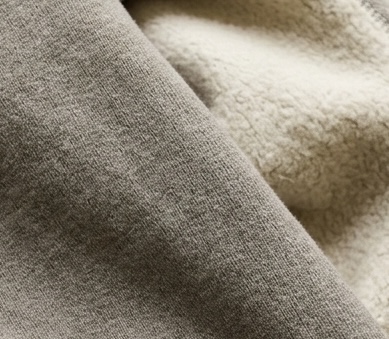 Cotton-Blend Fleece material texture