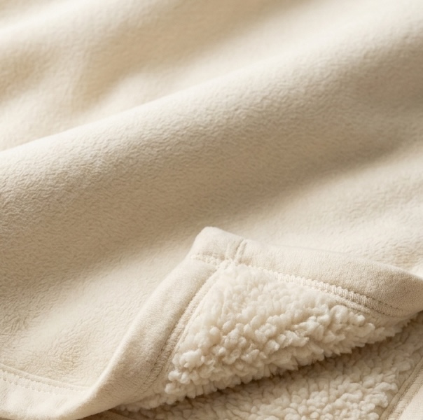 Premium Sherpa-Lined Fleece material texture