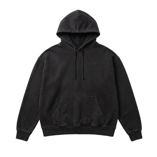 DTLA Print oversized hoodie decoration zones