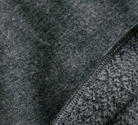 Recycled-Cotton "Trash" Fleece material texture