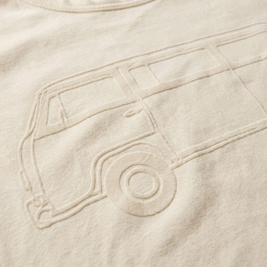 Flocked apparel design