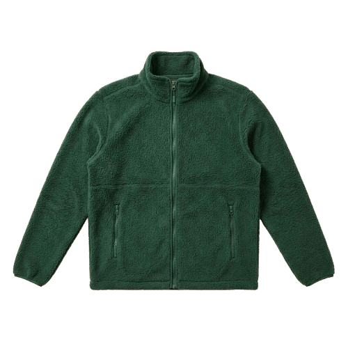 North Face full-zip fleece jacket decoration zones