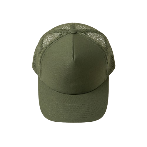Richardson foam-front trucker cap decoration zones