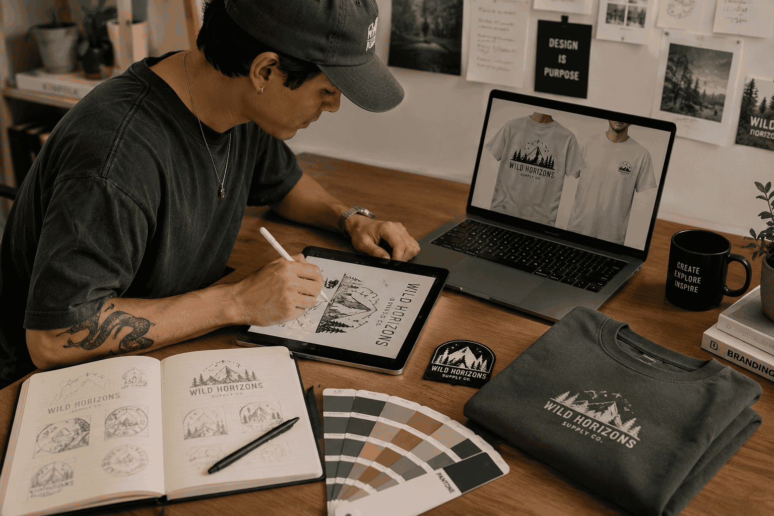 Custom-decorated apparel