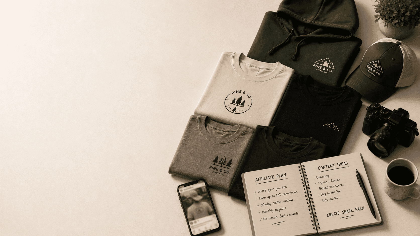 Custom-decorated merch by DTLA Print — creator partnerships