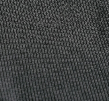 Premium Baby-Rib Cotton-Spandex material texture