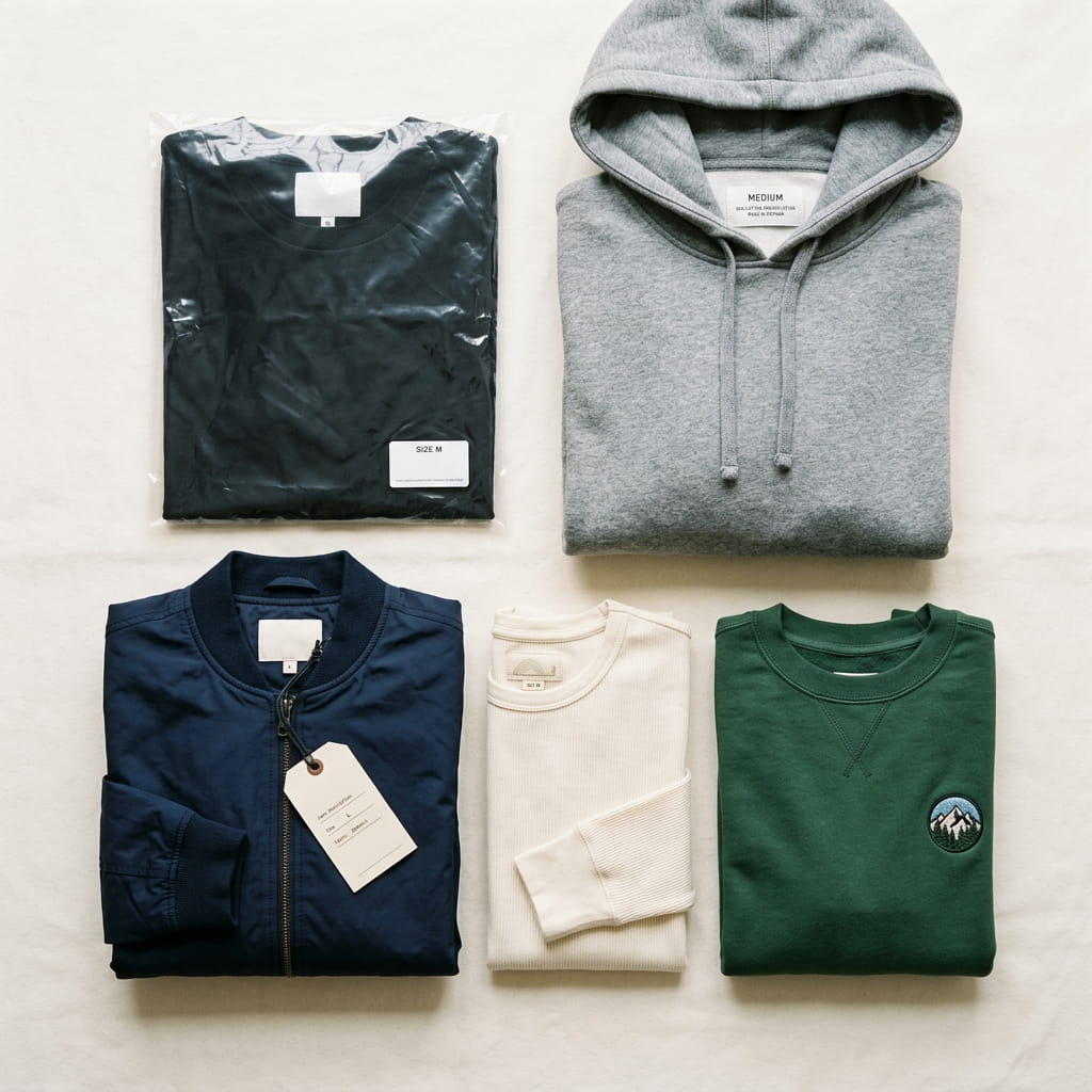 Retail-ready finishing across apparel