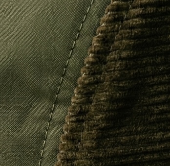 Nylon & Corduroy material texture