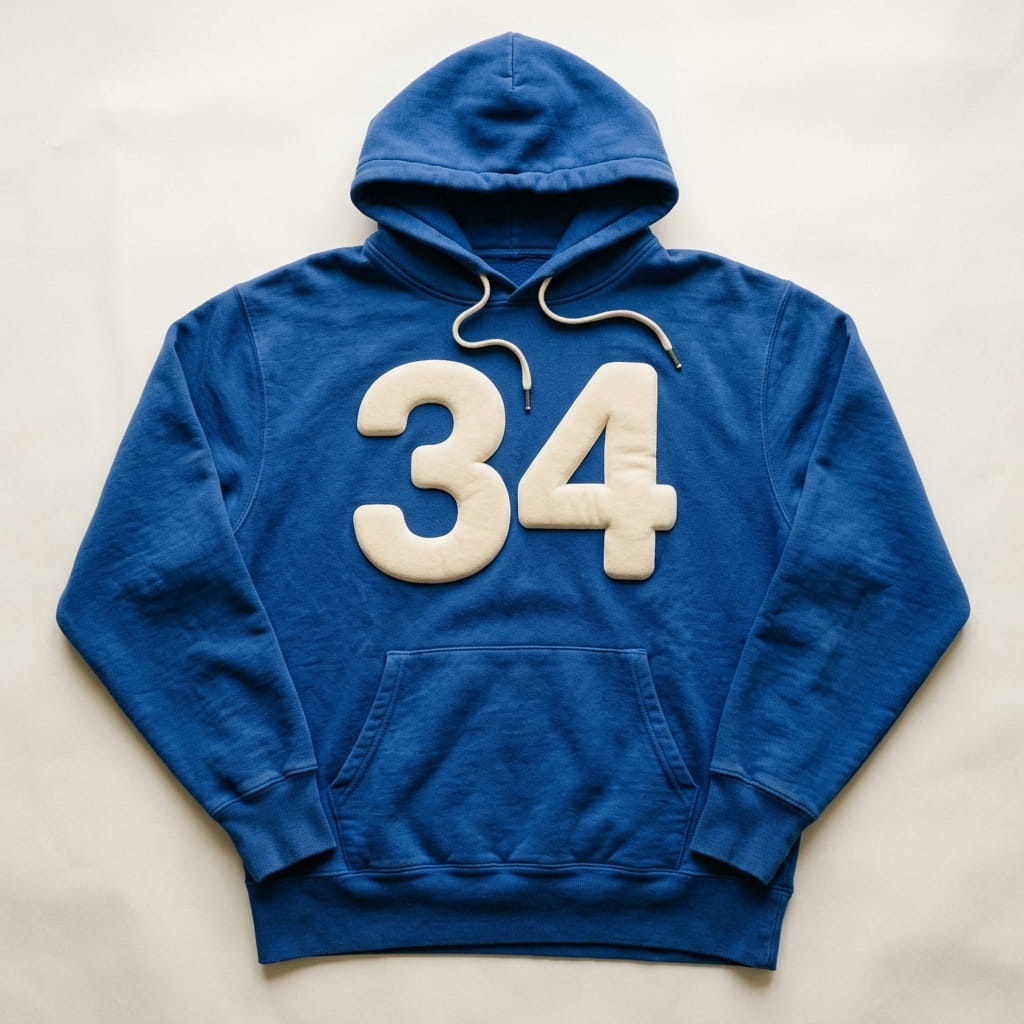 Bold raised 3D puff-printed apparel