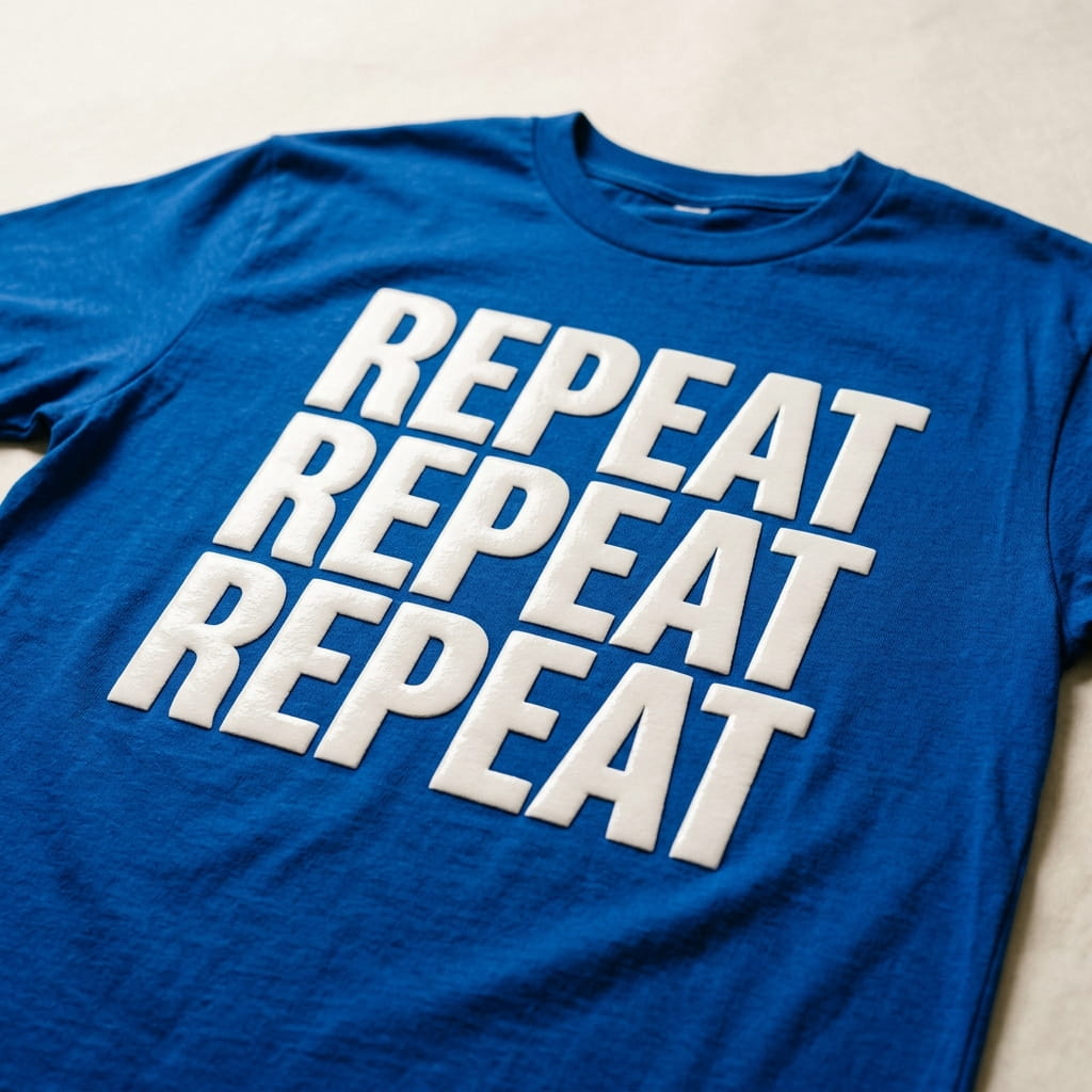 Bold screen-printed apparel