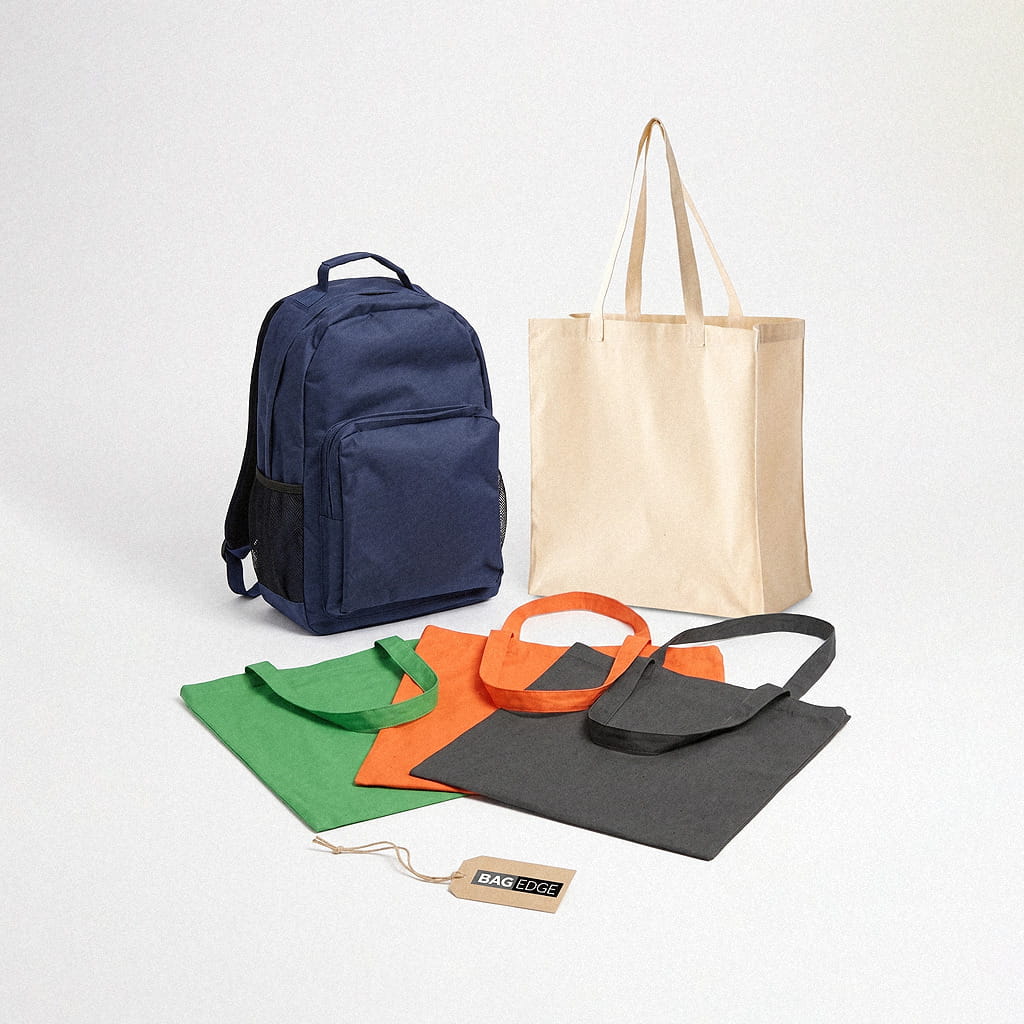 BAGedge full-range carryall lineup on a clean studio background