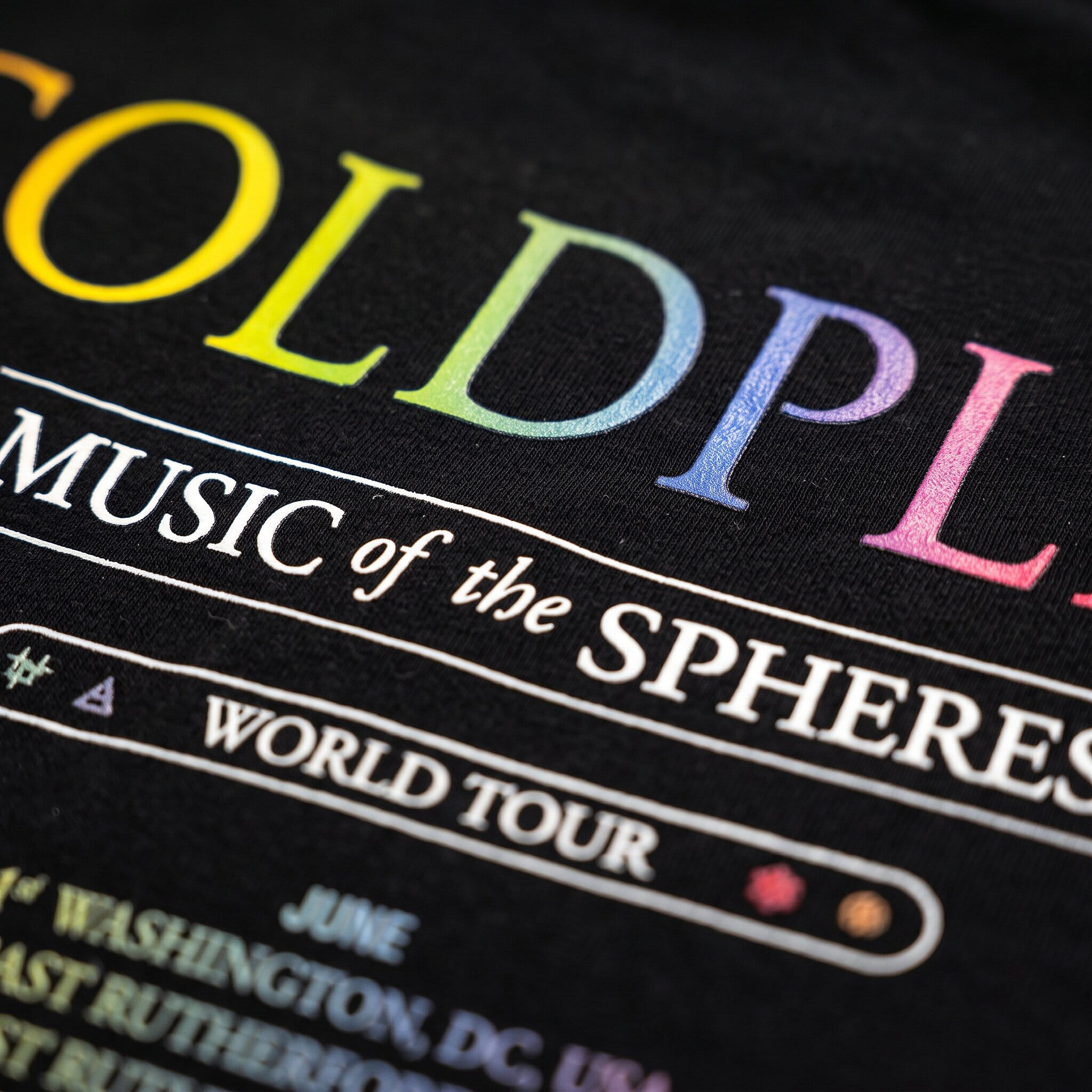 Bold vivid plastisol-printed apparel