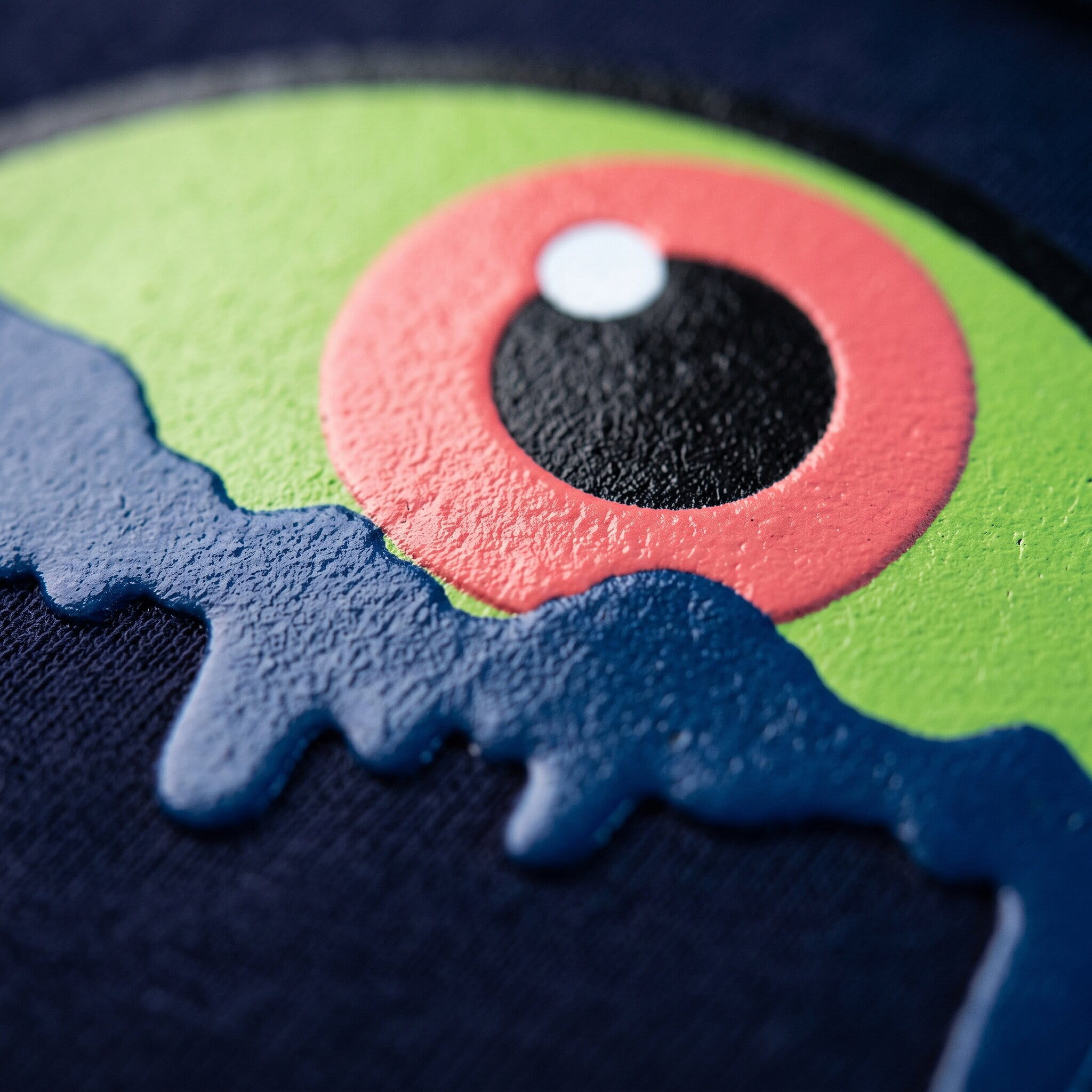 Bold vivid plastisol-printed apparel