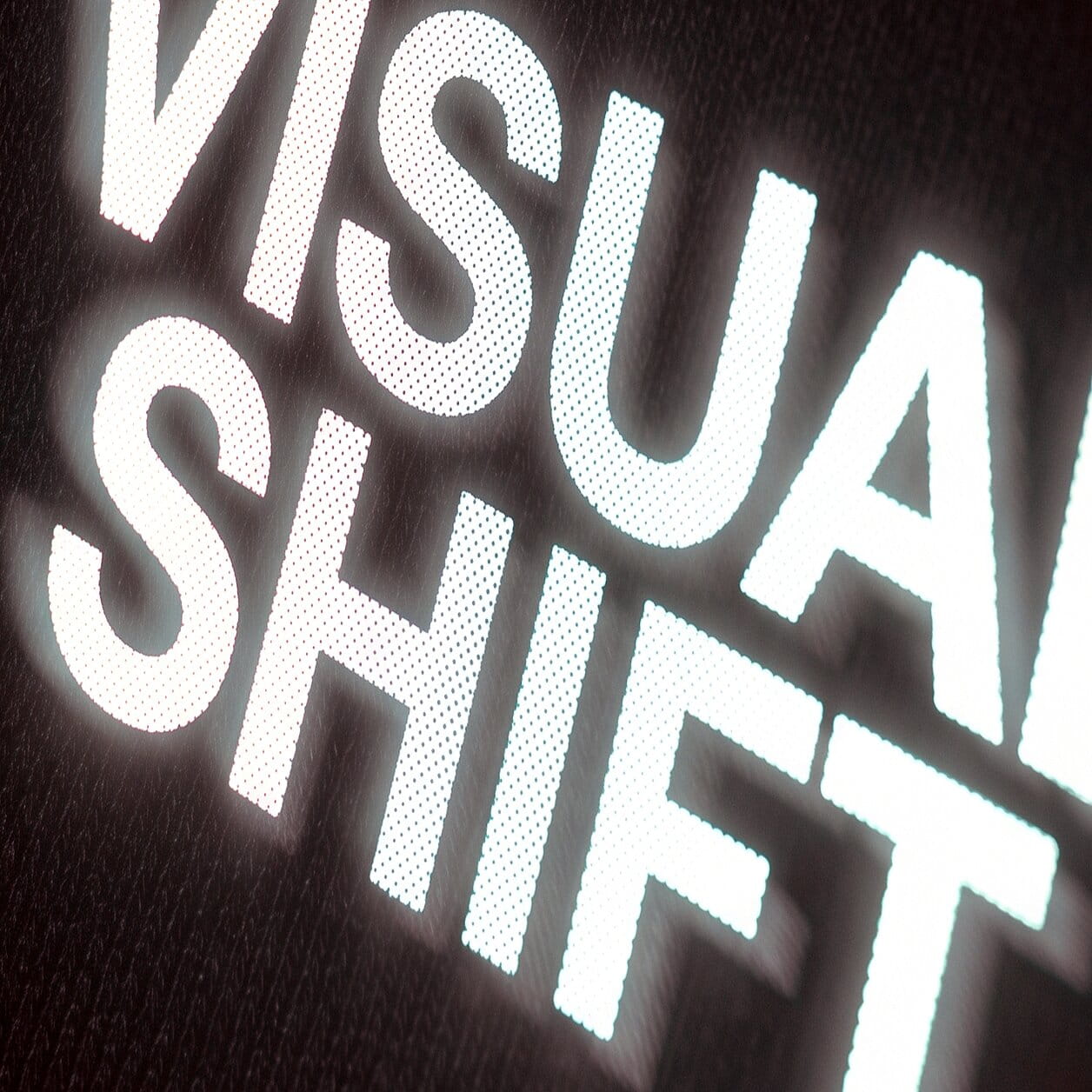 3M reflective print glowing in the dark