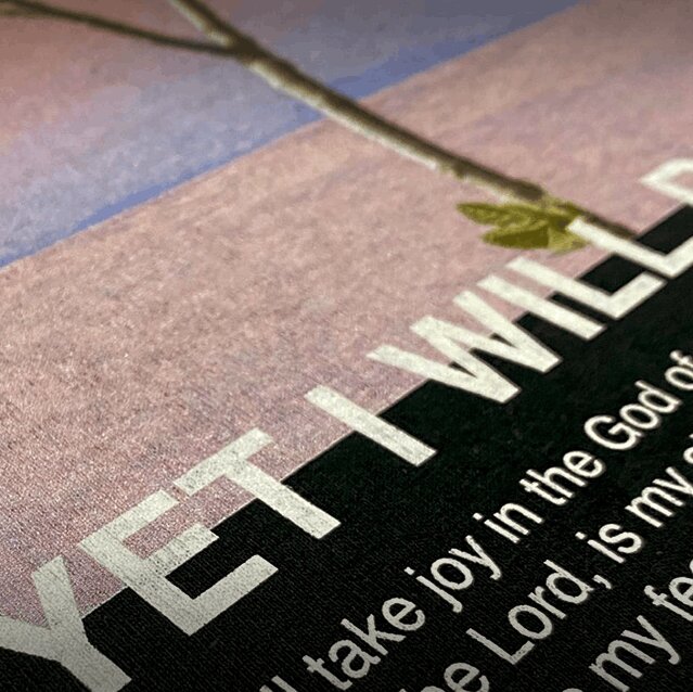 Bold screen-printed apparel