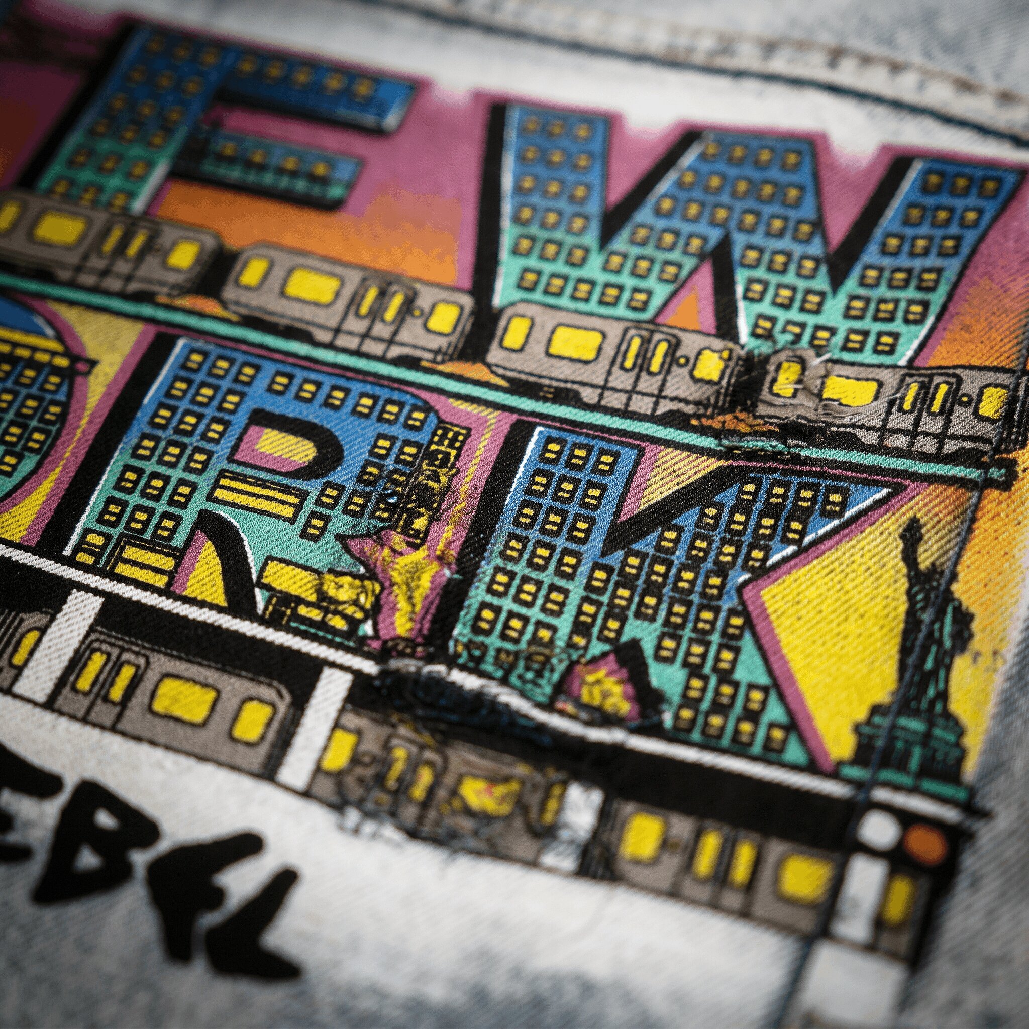Bold screen-printed apparel