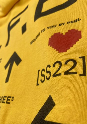 plastisol screen print hoodie